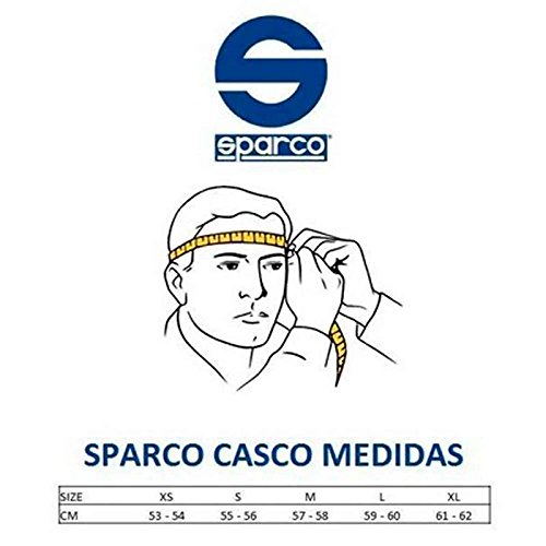 SPARCO (スパルコ) ヘルメットCLUB X-1サイズXXLカラーBLACK 003319N5XXL