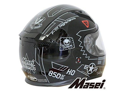 MASEI HELMETS ロボヘル850 フルフェイスヘルメット(マセイ)艶ありグレー L MA-850-TNH-L