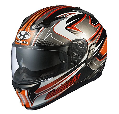 オージーケーカブト(OGK KABUTO)バイクヘルメット フルフェイス KAMUI2 SIPRO(シプロ) ブラックオレンジ (サイズ:S) 577629