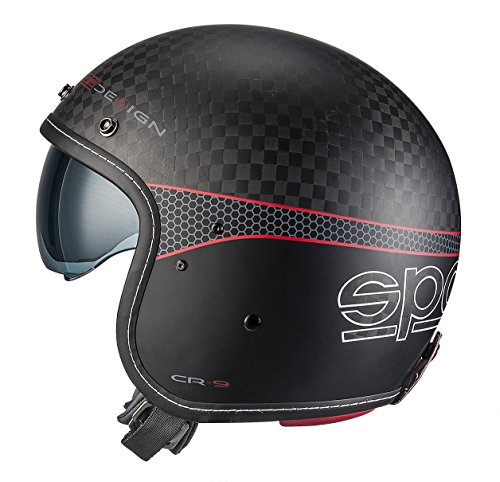 SPARCO (スパルコ) カフェレーサーカーボンヘルメット CAFE RACER CARBON HELMET サイズL 0033413LNRRS 0033413LNRRS