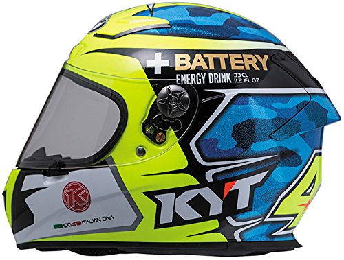 KYT(ケーワイティー) バイクヘルメット KR-1 アレックス・エスパルガロ・レプリカ・ブルー S(55-56cm) YJKR0001S フルフェイス