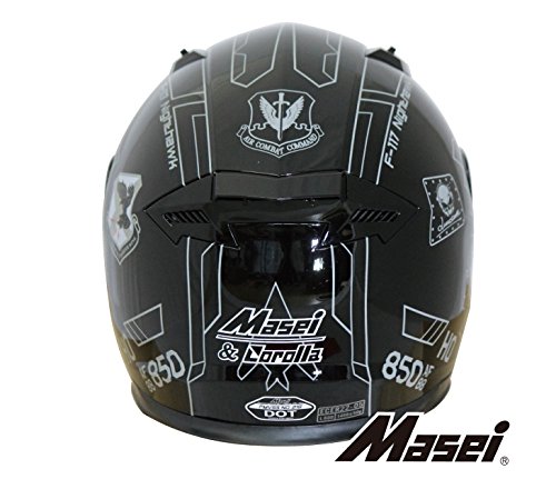 MASEI HELMETS ロボヘル850 フルフェイスヘルメット(マセイ)艶ありグレー L MA-850-TNH-L