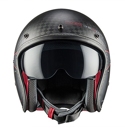 SPARCO (スパルコ) カフェレーサーカーボンヘルメット CAFE RACER CARBON HELMET サイズL 0033413LNRRS 0033413LNRRS