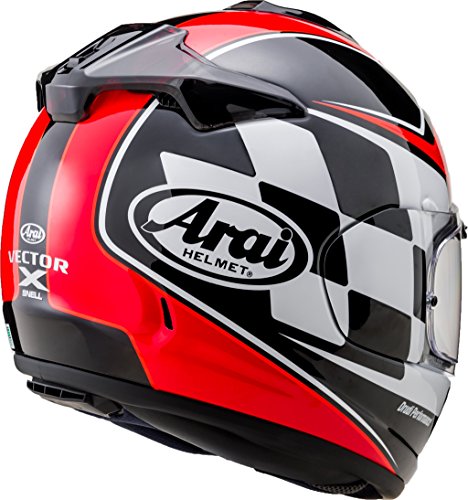 アライ(ARAI) バイクヘルメット フルフェイス VECTOR-X(ベクター-X) FINISH(フィニッシュ) レッド 55cm~56cm -