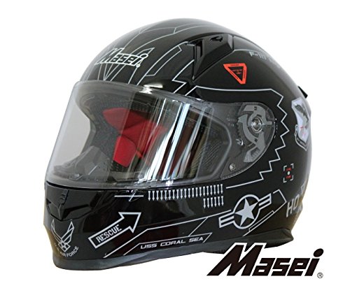 MASEI HELMETS ロボヘル850 フルフェイスヘルメット(マセイ)艶ありグレー L MA-850-TNH-L