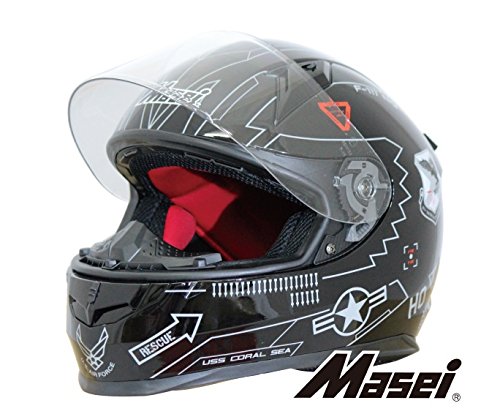 MASEI HELMETS ロボヘル850 フルフェイスヘルメット(マセイ)艶ありグレー L MA-850-TNH-L