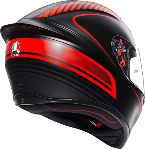 AGV(エージーブイ) バイクヘルメット フルフェイス K1 WARMUP MATT BLACK/RED (ウォームアップ) XL (61-62cm) 028192IY002-XL