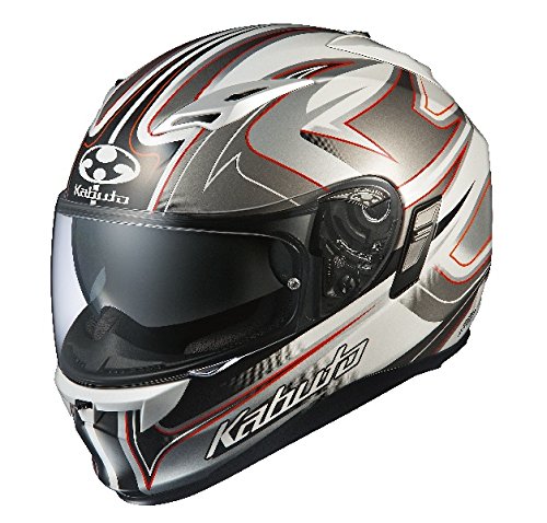 オージーケーカブト(OGK KABUTO)バイクヘルメット フルフェイス KAMUI2 SIPRO(シプロ) ホワイトシルバー (サイズ:XL) 577605