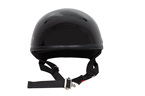 ハーフキャップヘルメット フリーサイズ SG安全規格品 ブラック H-1