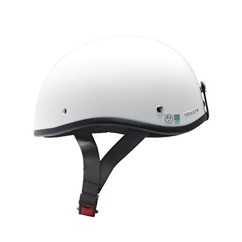 [ビーアンドビー] バイク用 ダックテールヘルメット SGマーク適合品 ホワイト フリーサイズ BB-700