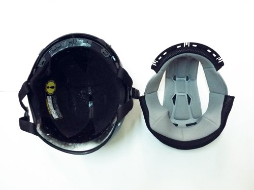 TNK工業 スピードピット ハーフ型ヘルメット インナーバイザー付 STR W ブラック フリーサイズ(58-59cm) 51202.0