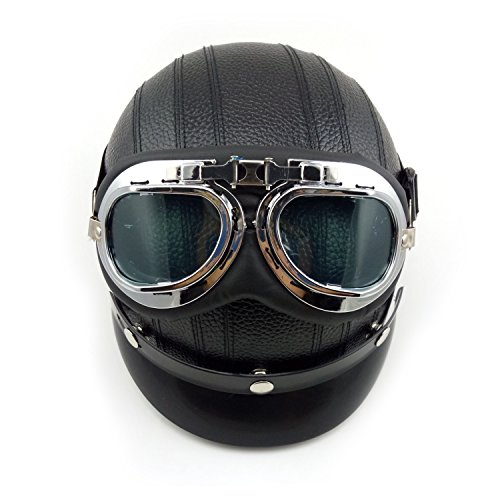 Ranzek ハーレー オートバイ ヘルメット 帽子 メンズ レディース ブラック