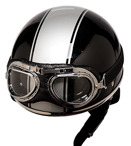 スターアロー(STAR ARROW) ヘルメット ヴィンテージヘルメット ブラック PS-VT003 BK