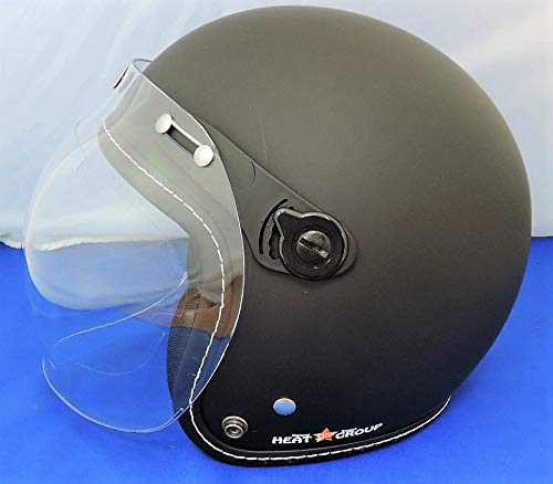 ヒートグループ Tiny Natural Stance Jet Helmet 単色 MATBK 54cm~56cm 822SMBK