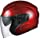 オージーケーカブト(OGK KABUTO)バイクヘルメット ジェット EXCEED シャイニーレッド (サイズ:L) 576943