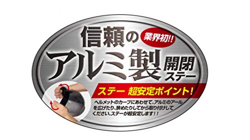 RIDEZ ライズ Final Bubble Shield レインボーミラー ビッグサイズアルミステー付き ジェットヘルメット バブルシールド