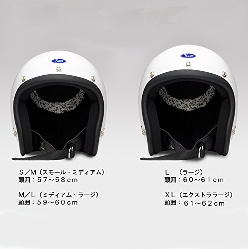 ブコ(BUCO) ヘルメット エクストラブコ ストライプ ブラックベース（ホワイトライン） Lサイズ（60-61cm） BLK/IVO L