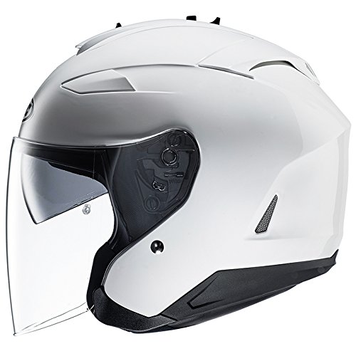 HJC(エイチジェイシー)バイクヘルメット ジェット ホワイト (サイズ:L) IS-33 2ソリッド HJH120