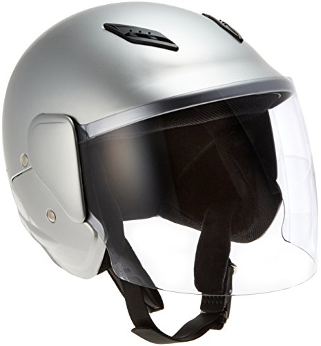 ニスコ(nisco) セミジェットヘルメット シルバー NT-007