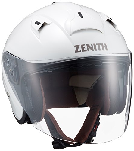 ヤマハ(YAMAHA) バイクヘルメット ジェット YJ-14 ZENITH サンバイザーモデル 90791-2278M パールホワイト M (頭囲 57cm~58cm)