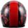 スモールジェットヘルメット バブルシールド付 サイズ：57cm～60cm未満（フリー） カラー ：ブラック/レッド 品番：SJ-308ST amazon テレビCMモデル