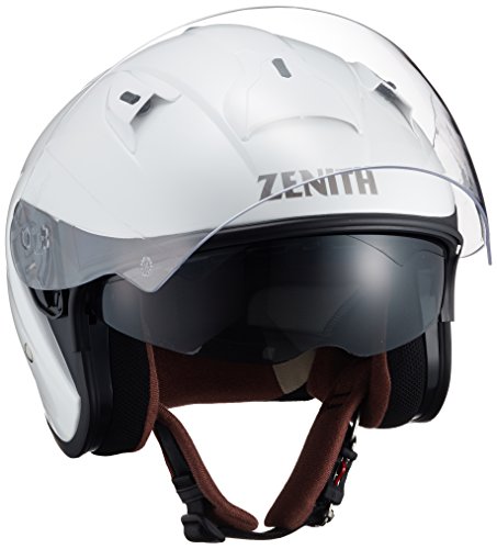 ヤマハ(YAMAHA) バイクヘルメット ジェット YJ-14 ZENITH サンバイザーモデル 90791-2278M パールホワイト M (頭囲 57cm~58cm)