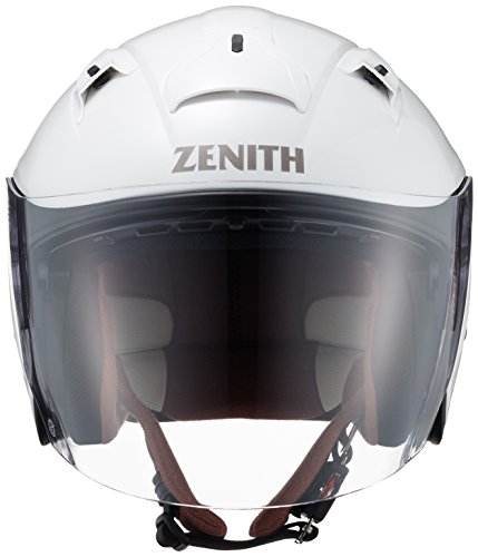 ヤマハ(YAMAHA) バイクヘルメット ジェット YJ-14 ZENITH サンバイザーモデル 90791-2278M パールホワイト M (頭囲 57cm~58cm)