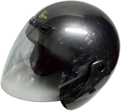 FS-JAPAN 【石野商会】 オープンフェイスヘルメット ガンメタ FS-505B ジェット