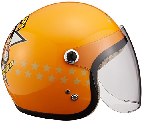 アークス(AXS) シールド付きスヌーピージェットシールドヘルメット ワールドスター(54~57㎝)  SNJ-25