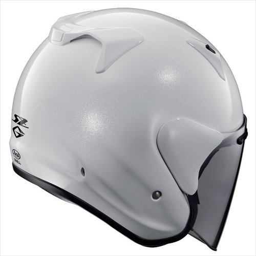 アライ(ARAI) バイクヘルメット ジェット SZ-G グラスホワイト M 57-58cm