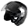 バイクパーツセンター バイクヘルメット ジェット エアロフォルム ブラック  M ( 57cm~58cm未満 ) 7220