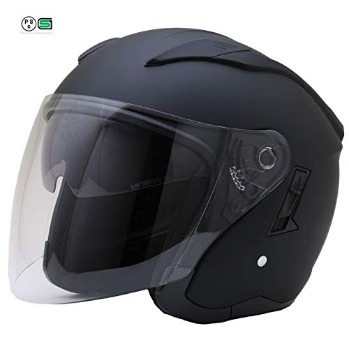 コマンス バイクヘルメット S-70 ジェットヘルメット ハイスペック オープンフェイス 台湾製 SG/PSC規格 L(59-60cm) S-70