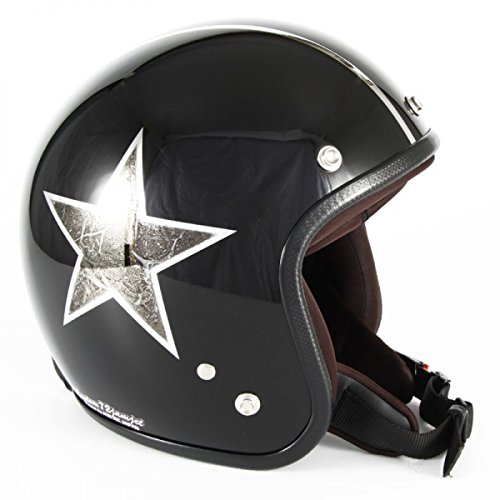 ジャムテックジャパン 72JAM バイクヘルメット ジェット JCPシリーズ STAR DUST(ブラック) FREEサイズ(57〜60cm未満) JCP-51