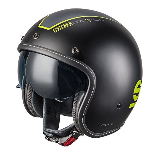 SPARCO (スパルコ) カフェレーサーヘルメット CAFE RACER HELMET サイズXL 0033404XLNRGF 0033404XLNRGF