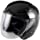 バイクパーツセンター バイクヘルメット ジェット エアロフォルム ブラック  M ( 57cm~58cm未満 ) 7220