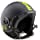 モモ デザイン (MOMO DESIGN) ジェットヘルメット FGTR FLUO マットブラック/イエロー Mサイズ MD1001004023-M
