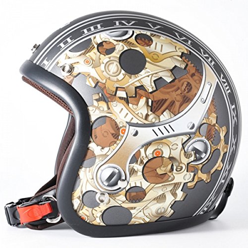 ジャムテックジャパン 72JAM バイクヘルメット ジェット JJシリーズ CHRONO(ガンメタ) FREEサイズ(57〜60cm) JJ-25