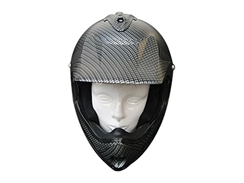 部品屋K&W モトクロスヘルメット カーボン L P54000