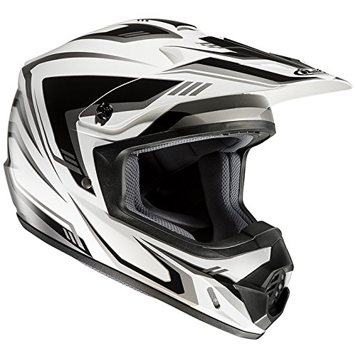 HJC(エイチジェイシー)バイクヘルメット オフロード ホワイト/ブラック(MC5) (サイズ:L) CS-MX2エッジ HJH123