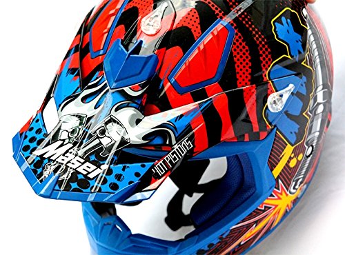 オフロードヘルメット315 ブルー XL Masei(マセイ) MA-315-BL-XL