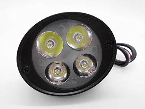 汎用 フォグ ランプ バイク 用 12 V － 80 V ヘッド ライト 4 LED ミラー に 取付け タイプ 2個 セット