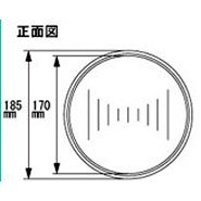 キタコ(KITACO) ヘッドライトASSY(7インチ) 12V60/55W H-4球仕様 104-80-0000-70