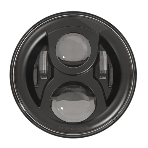 JWスピーカー (J.W. Speaker) LED ヘッドライト 7インチ(178mm) 8700 H4 リンク付き 黒 2001-1277 0552221