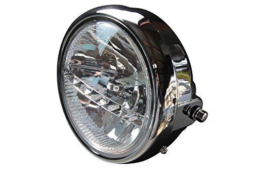 【442】 LEDヘッドライトAssy マルチリフレクター クロムメッキ HLT-LED01 HLT-LED01