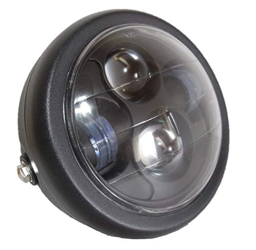 ビル・ディーレ ビンテージ 汎用 LED ヘッドライト 2灯 式 40W / 30W 12V 白光 ブラック
