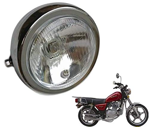 [マローサム] バイク 用 汎用 ヘッドライト レンズ径 130mm