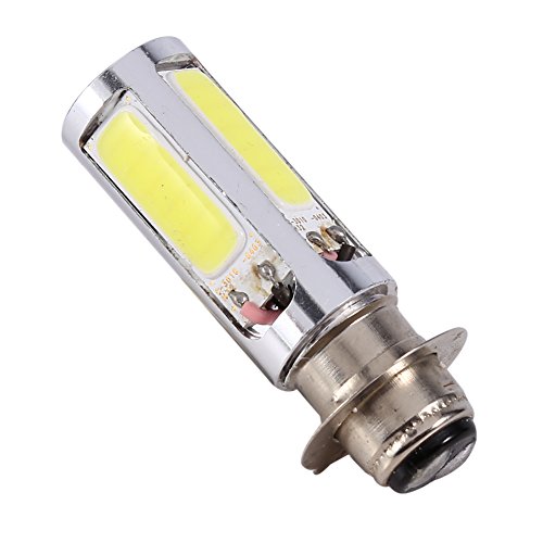 Ｑiilu 【2個入り】バイクLEDヘッドライト ヘッドライトバルブ COB LEDライトバルブ 12V 20W 高輝度 高い発光効率 超長寿命 安定性 ホワイト H6M PX15d P15D25-1ソケット適用