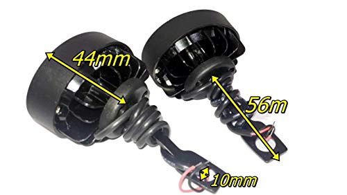 [SP] バイク フォグランプ ライト 補助灯 LED 汎用 ステー 防水 スクーター 2個セット