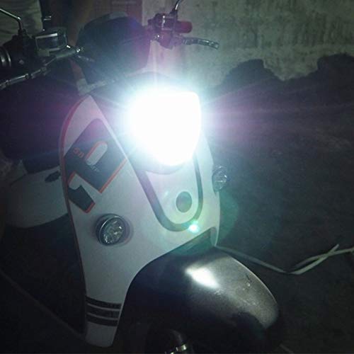 [RADISSY] バイク用 LEDヘッドライト h4 Hi/Lo 切替 コードレス 取り付け簡単 ブルー (H4)