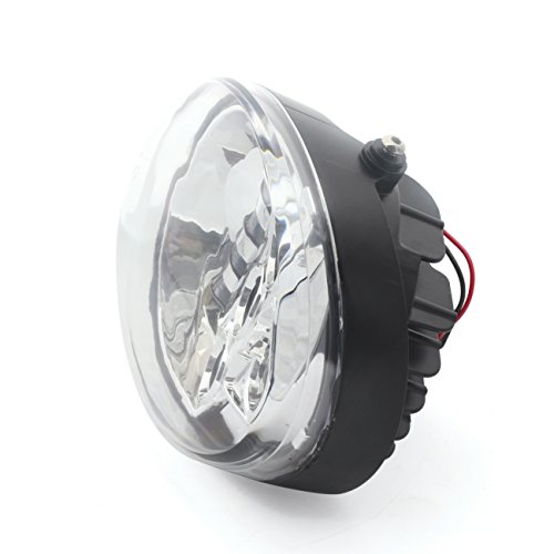 LED ヘッドライト Harley Davidson(ハーレーダビッドソン) 2002-2016年 VRSCA V-ROD VRSCDX車用 10V-32V 60W シルバー 一年保証付き